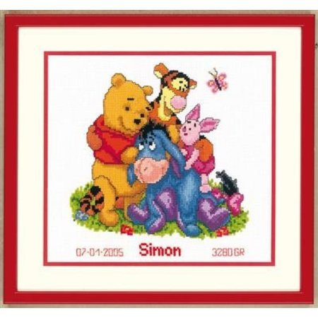 Geboortetegel borduren