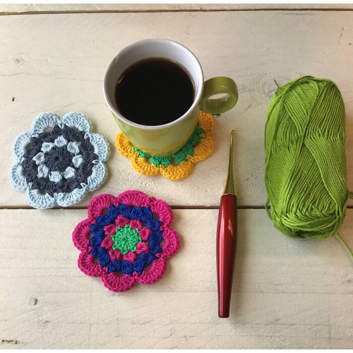 Patroon Fleurige onderzetters