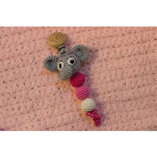 Scheepjes Haakpakket: Speenkoord Olifant Roze