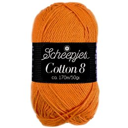 Scheepjes Cotton 8 - 639 - zacht oranje