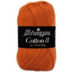 Scheepjes Cotton 8 - 671 - roestbruin