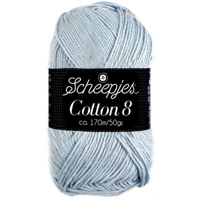 Scheepjes Cotton 8 - 652 - grijsblauw