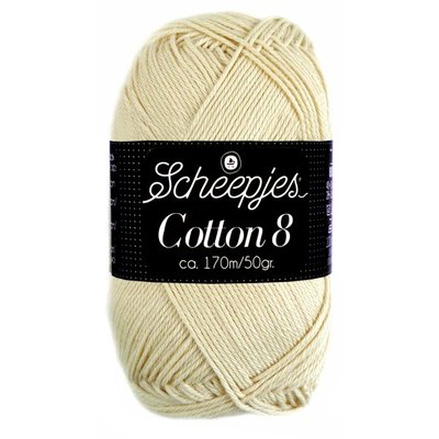 Scheepjes Cotton 8 - 501 - naturel