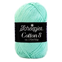 Scheepjes Cotton 8 - 663 - mintgroen