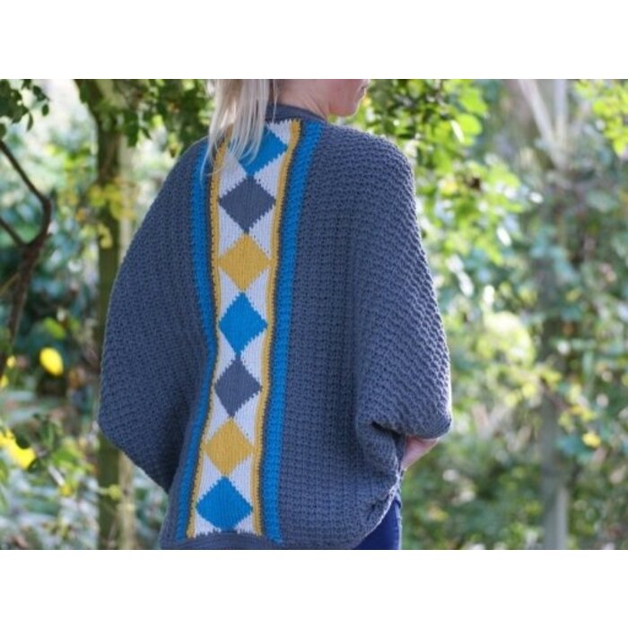 Durable Haakpatroon Gehaakte Shrug met Mochila