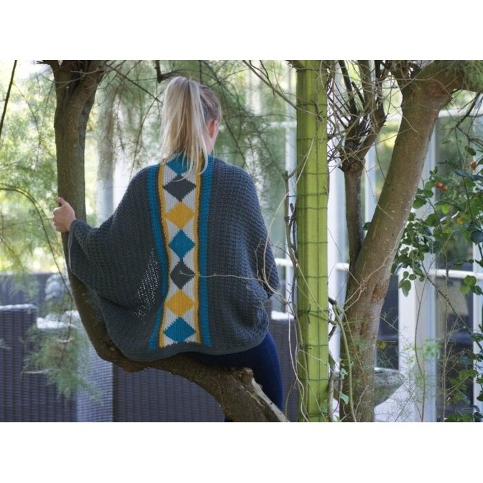 Durable Haakpatroon Gehaakte Shrug met Mochila