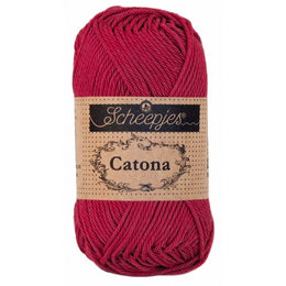 Scheepjes Catona 10 gram - 258  -Rosewood