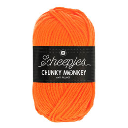 Scheepjes Chunky Monkey 1256- Neon Orange