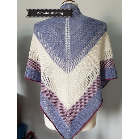 Breipatroon shawl "Adara" (digitaal)