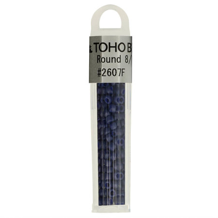 Toho Glaskralen rond 8-0 blauw (2607F)