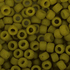 Glaskralen rond 8-0 groen/geel (2600F)