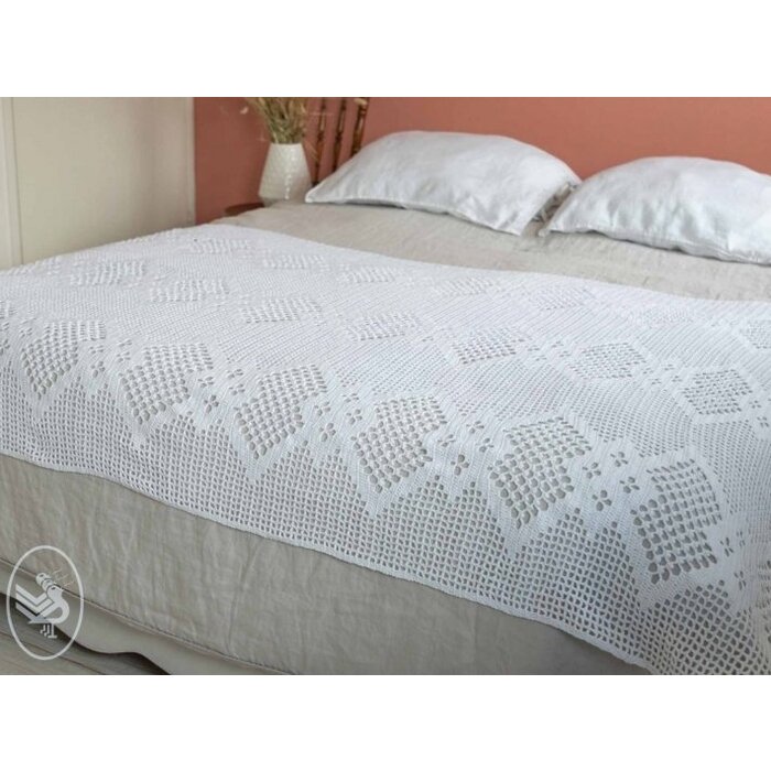 Durable Haakpatroon Nostalgische Sprei