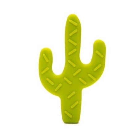 Durable Silicone bijtring Cactus