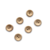 Houten knoop - 15 mm - setje van 6 stuks