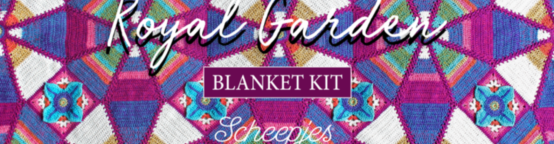 Scheepjes Royal Garden Crochet Blanket Kit