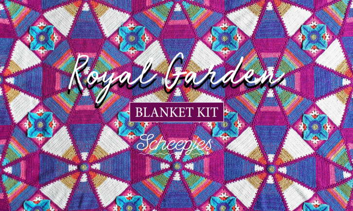 Scheepjes Royal Garden Crochet Blanket Kit 