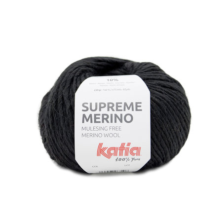 Katia Supreme Merino 93 - Zwart