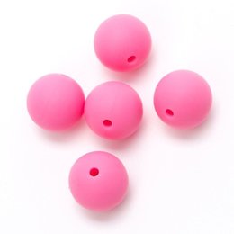 Durable Siliconen kralen 12mm Roze (786)