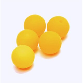 Durable Siliconen kralen 12mm Geel (645)