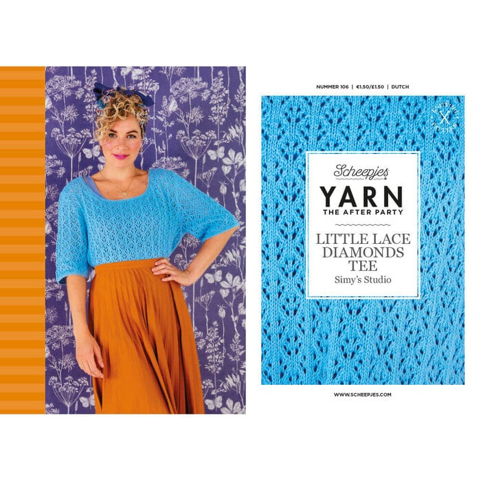 Scheepjes Breipakket: Little Lace Diamonds Tee - After Party 106