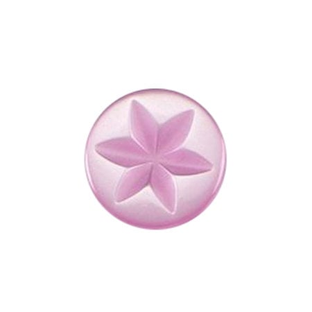 Milward Knoop roze 11 mm ster (0095)