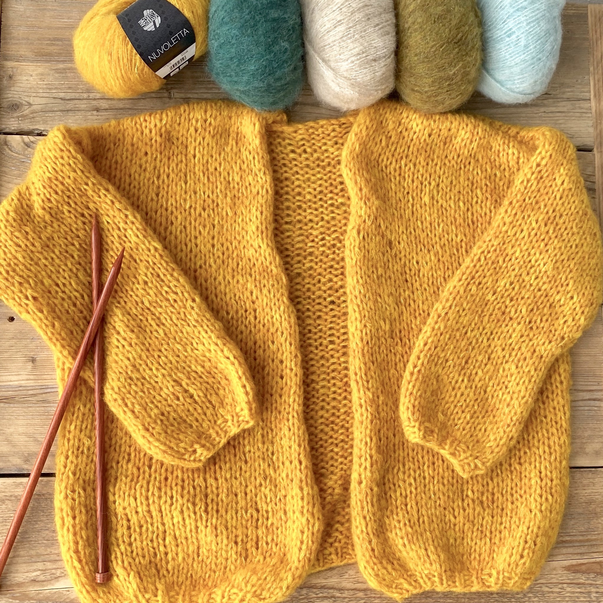 Caro's Atelier Breipakket Caro's Oversized Vest