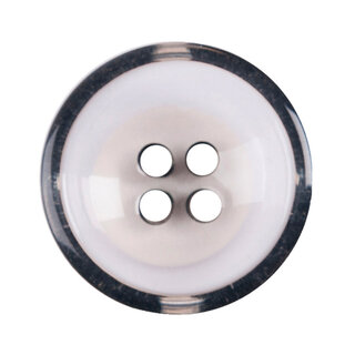 Milward Knoop helder met zwart 17 mm (0892)