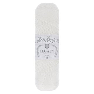 Scheepjes Legacy mercerized cotton no. 12 - 009 - Wit