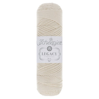 Scheepjes Legacy mercerized cotton no. 6 - 089 - Ecru