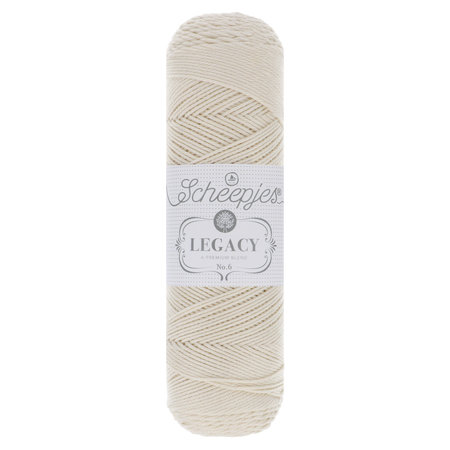 Scheepjes Legacy mercerized cotton no. 6 - 089 - Ecru