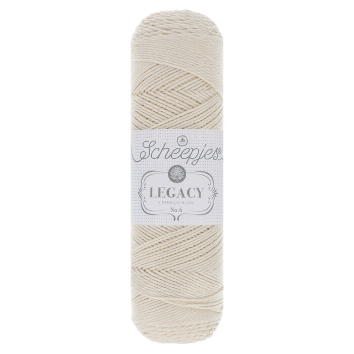 Scheepjes Legacy mercerized cotton no. 6 - 089 - Ecru