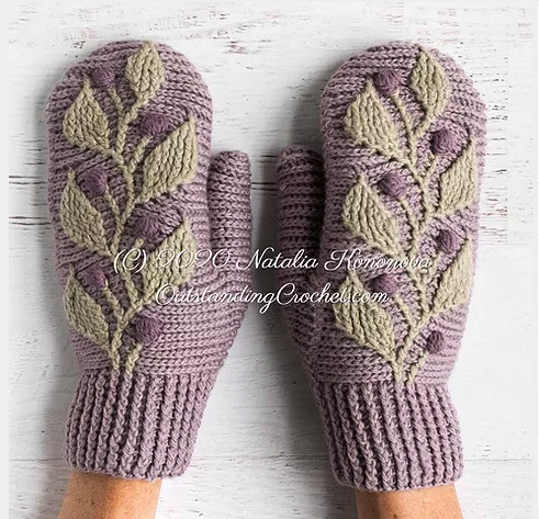 Outstanding Crochet Garenpakket: Hedera Wanten