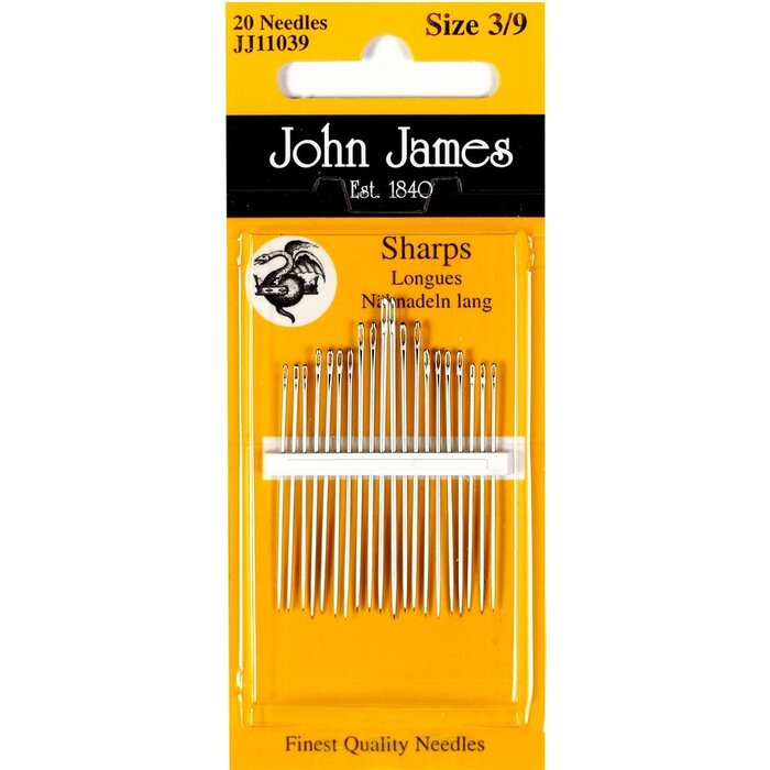 John James Naalden met scherpe punt lang