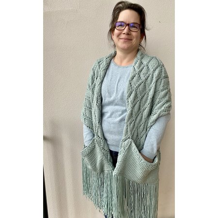 Caro's Atelier Breipakket Panama Pocket Shawl