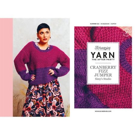 Scheepjes Yarn afterparty 122: Cranberry Fizz Jumper