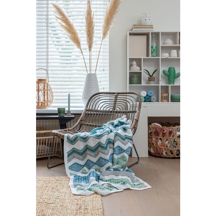 Garenpakket: Ups n Downs Blue Wave