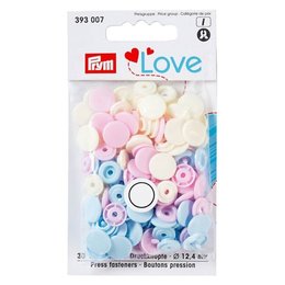 Prym Color Snaps Roze/Blauw/Geel