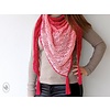 Haakpatroon Wild Strawberry Waaier Shawl