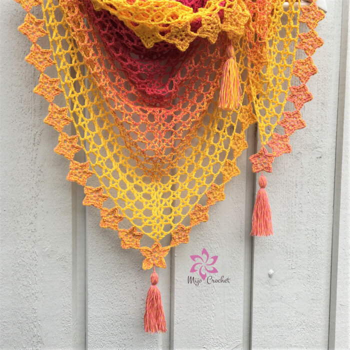 Garenpakket: Tea Flower Shawl