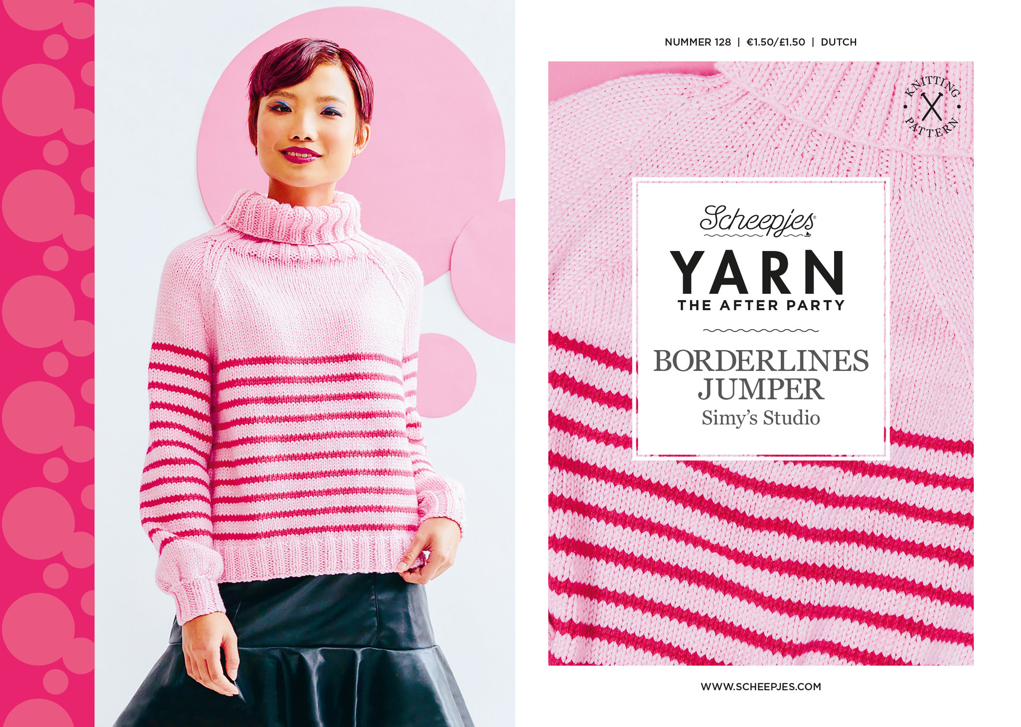 Scheepjes AP Yarn afterparty 128: Borderlines Jumper