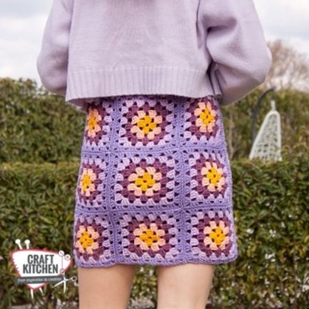 Durable Haakpakket: Granny Square Rokje