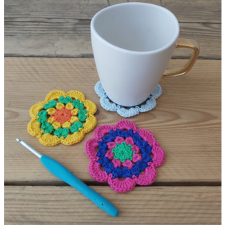 Patroon Fleurige onderzetters