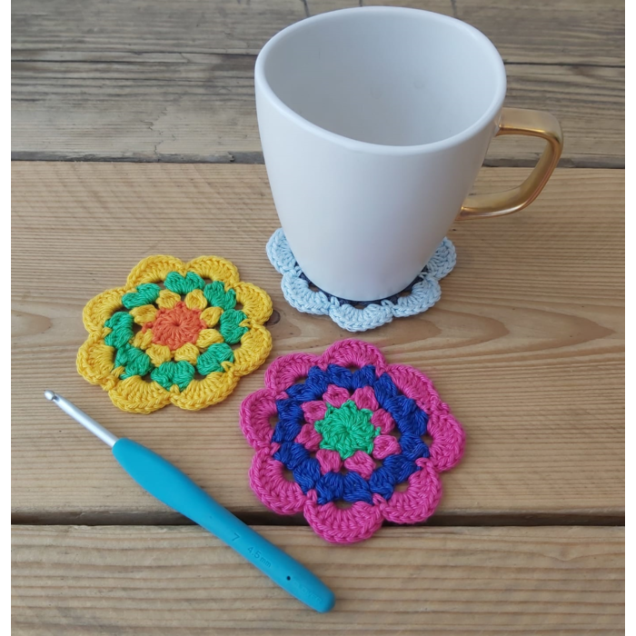 Patroon Fleurige onderzetters