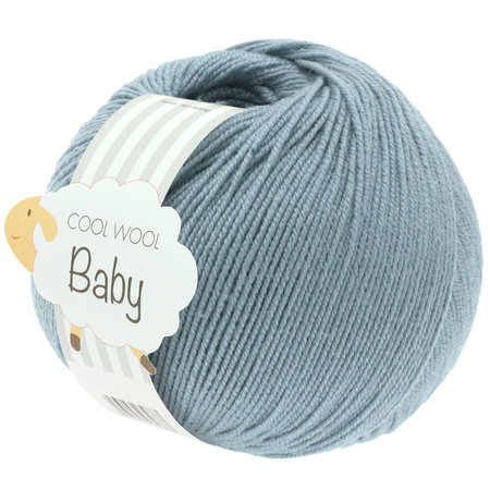 Lana Grossa Cool Wool Baby 264 - Grijs Blauw