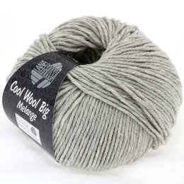 Lana Grossa Cool Wool Big 616 - Licht Grijs Gemêleerd