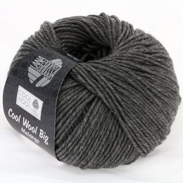 Lana Grossa Cool Wool Big 617 - Donker Grijs Gemêleerd