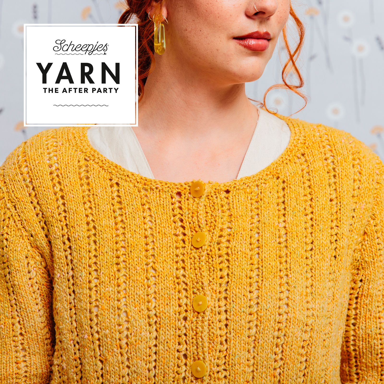 Scheepjes AP Yarn afterparty 121: Worker Bee Cardigan
