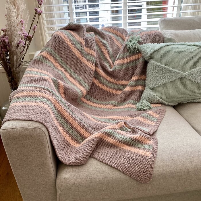 Scheepjes Haakpakket Cheltenham deken