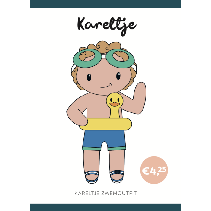 Caro's Atelier Haakpatroon Zwem Outfit Kareltje (digitaal)
