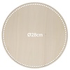 Houten Tasbodem Rond 28 cm